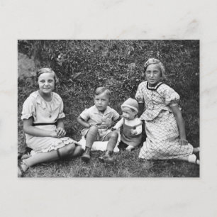 Cartão postal Vintage Children