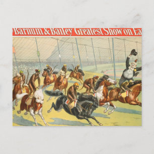 Cartão Postal Vintage: circo Barnum & Bailey -