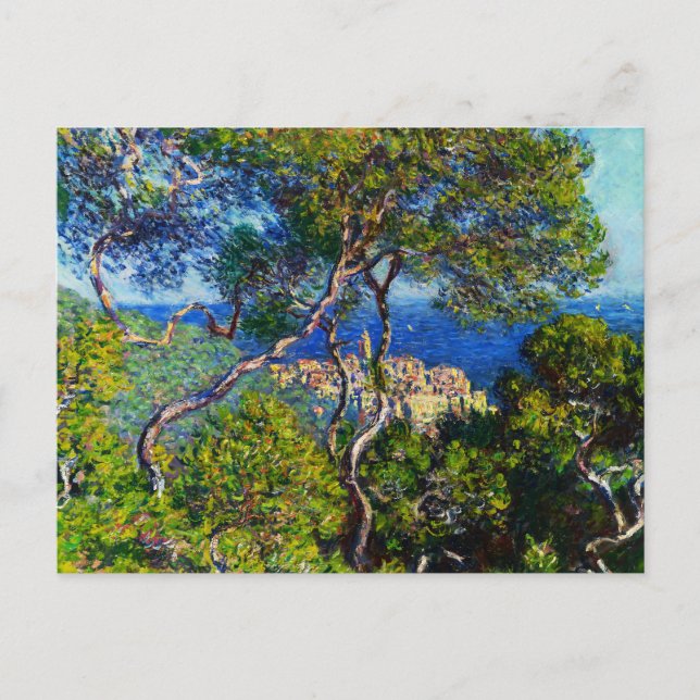 Cartão Postal Vintage Claude Monet's Bordighera (Frente)