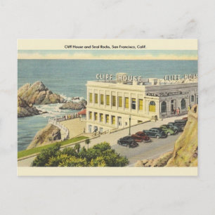Cartão postal Vintage Cliff House São Francisco