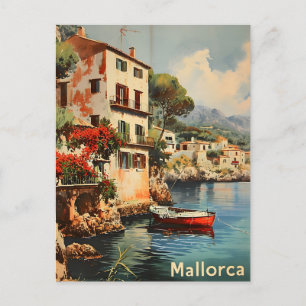 Cartão postal Vintage Coastal de Maiorca