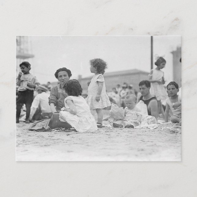 Cartão Postal Vintage Coney Island (Frente)