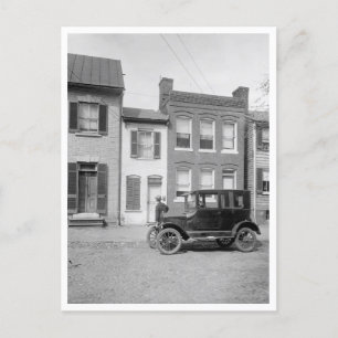 Cartão Postal Vintage Coupe por Little House