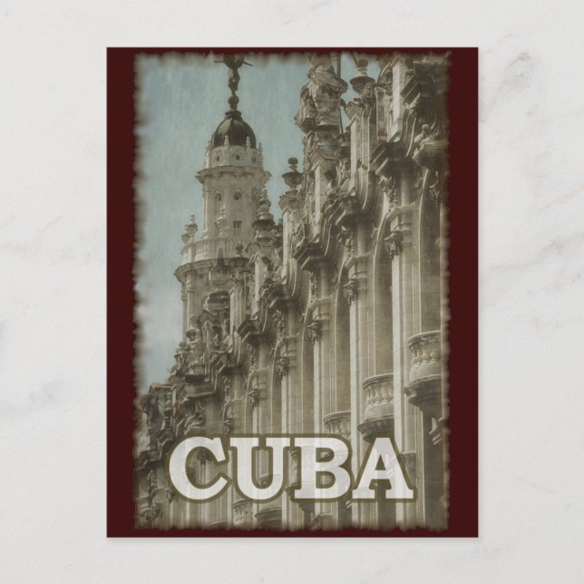 Cartão Postal Vintage Cuba (Frente)