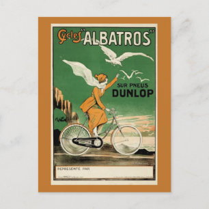 Cartão Postal Vintage Cycle Albatros