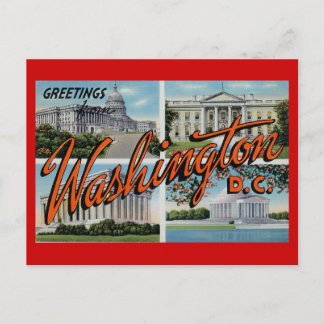 Cartão Postal Vintage D.C.