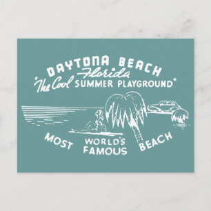 Cartão Postal Vintage Daytona Beach