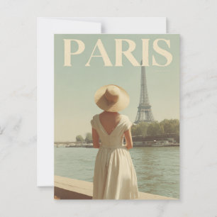 Cartão Postal Vintage de Paris