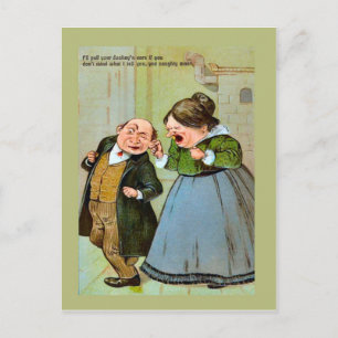 Cartão postal Vintage de réplica, Humor, Casal 1