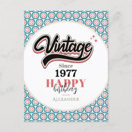 Cartão Postal Vintage desde - 1977