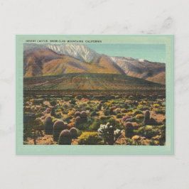 Cartão Postal Vintage, deserto da Califórnia e cena montanhosa