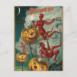 Cartão postal Vintage Devil