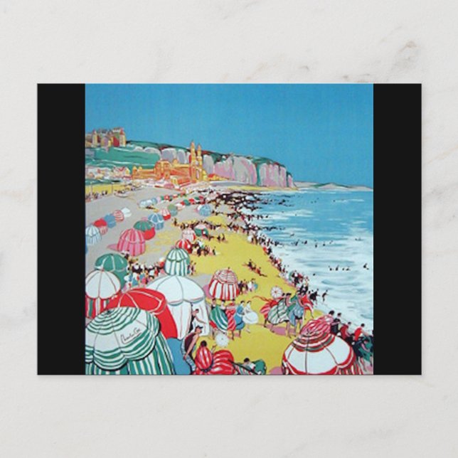 Cartão Postal Vintage Dieppe (Frente)