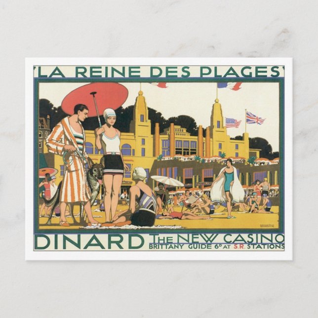 Cartão Postal Vintage Dinard Holland (Frente)