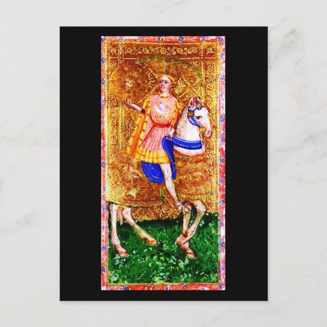 Cartão postal-Vintage Divination-Tarot 10 (Frente)