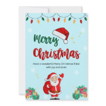 Cartão postal vintage do Papai Noel