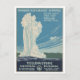 Cartão postal Vintage do Parque Nacional Yellowsto (Frente)