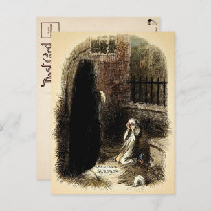 Cartão postal Vintage Ebenezer Scrooge