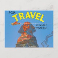 Vintage Egito Air Viagem Advertisement