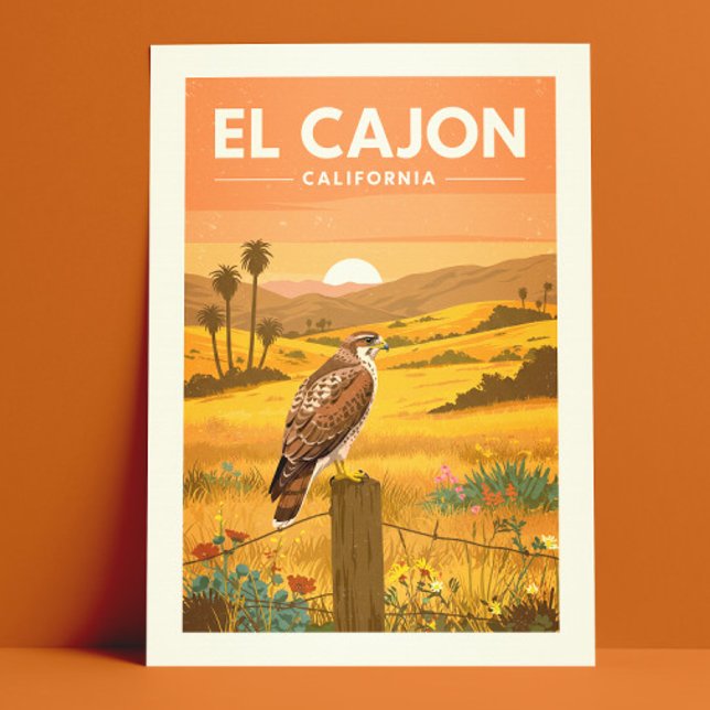 Cartão Postal Vintage El Cajon California (Criador carregado)
