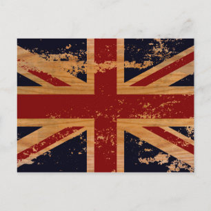 Cartão Postal Vintage England Flag 2