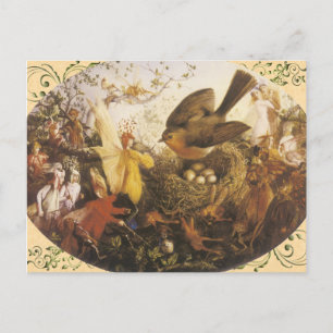 Cartão postal Vintage Faerie