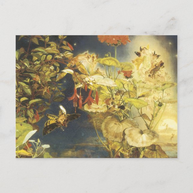 Cartão postal Vintage Faerie (Frente)