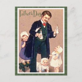 Cartão Postal Vintage Father's Day