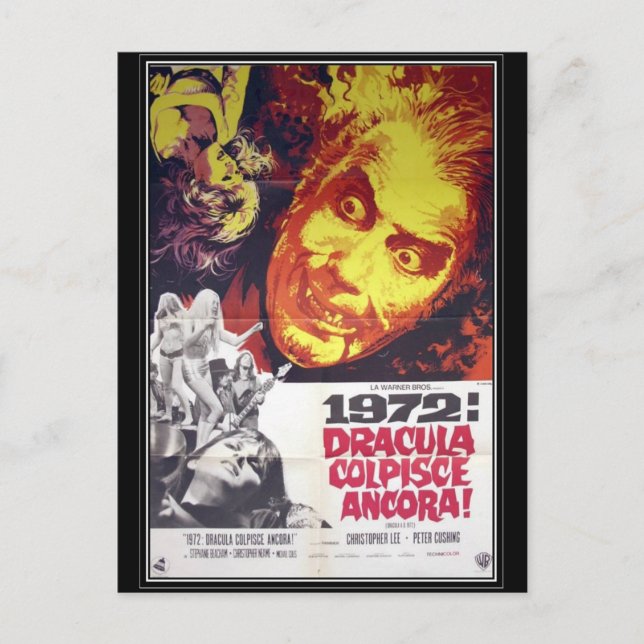 Cartão Postal Vintage filme horror - (Frente)