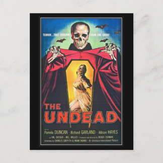 Cartão Postal Vintage filme horror -