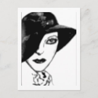 Cartão postal Vintage - Flapper