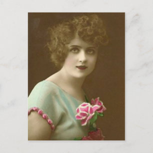 Cartão Postal Vintage Flapper (11)