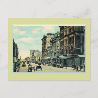 Cartão Postal Vintage Flinders Street Melbourne Austrália