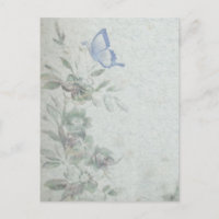 Vintage Floral Blue