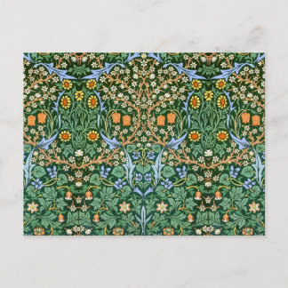 Cartão Postal Vintage Floral Pattern William Morris