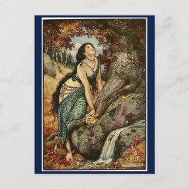 Cartão Postal Vintage Forest Gypsy