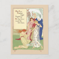 Cartão postal Vintage Four Seasons