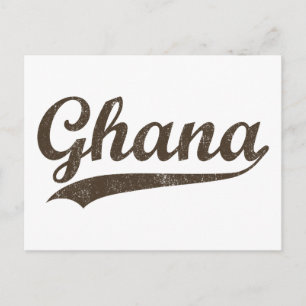 Cartão Postal Vintage Gana