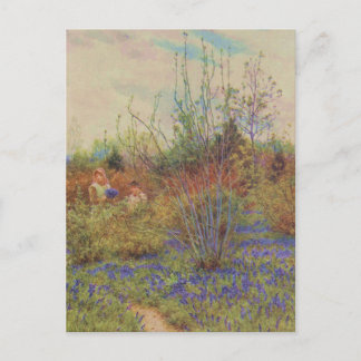 Cartão Postal Vintage Garden Art - Allingham, Helen