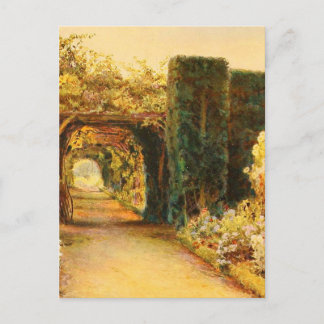 Cartão Postal Vintage Garden Art - Elgood, George S.