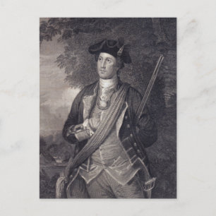 Cartão Postal Vintage George Washington Portrait