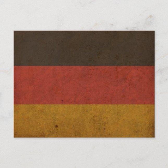 Cartão Postal Vintage Germany Flag (Frente)