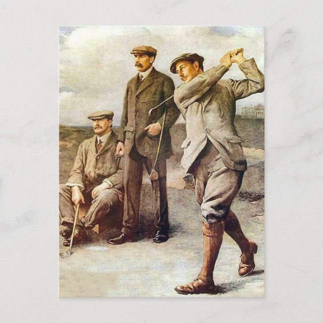 Cartão Postal Vintage Golf (Frente)