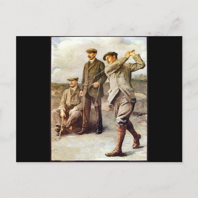 Cartão Postal Vintage Golf (Frente)