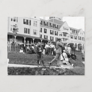 Cartão Postal Vintage Golf, 1890