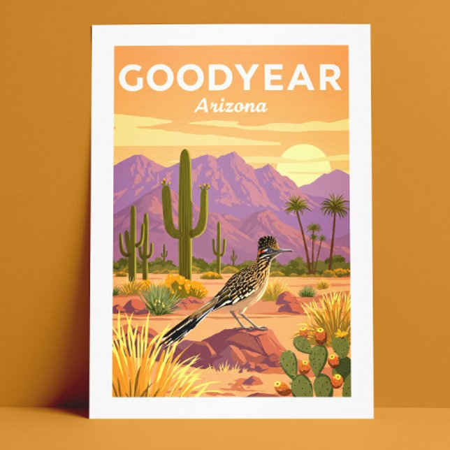 Cartão Postal Vintage Goodyear Arizona (Criador carregado)