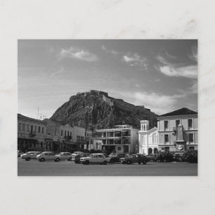 Cartão Postal Vintage Grécia Nafplion Venetian Castle