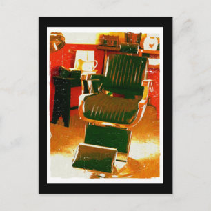 Cartão Postal Vintage Hair Salon