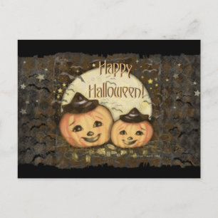 Cartão postal Vintage Halloween