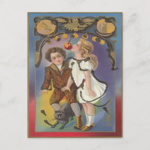 Cartão Postal Vintage Halloween